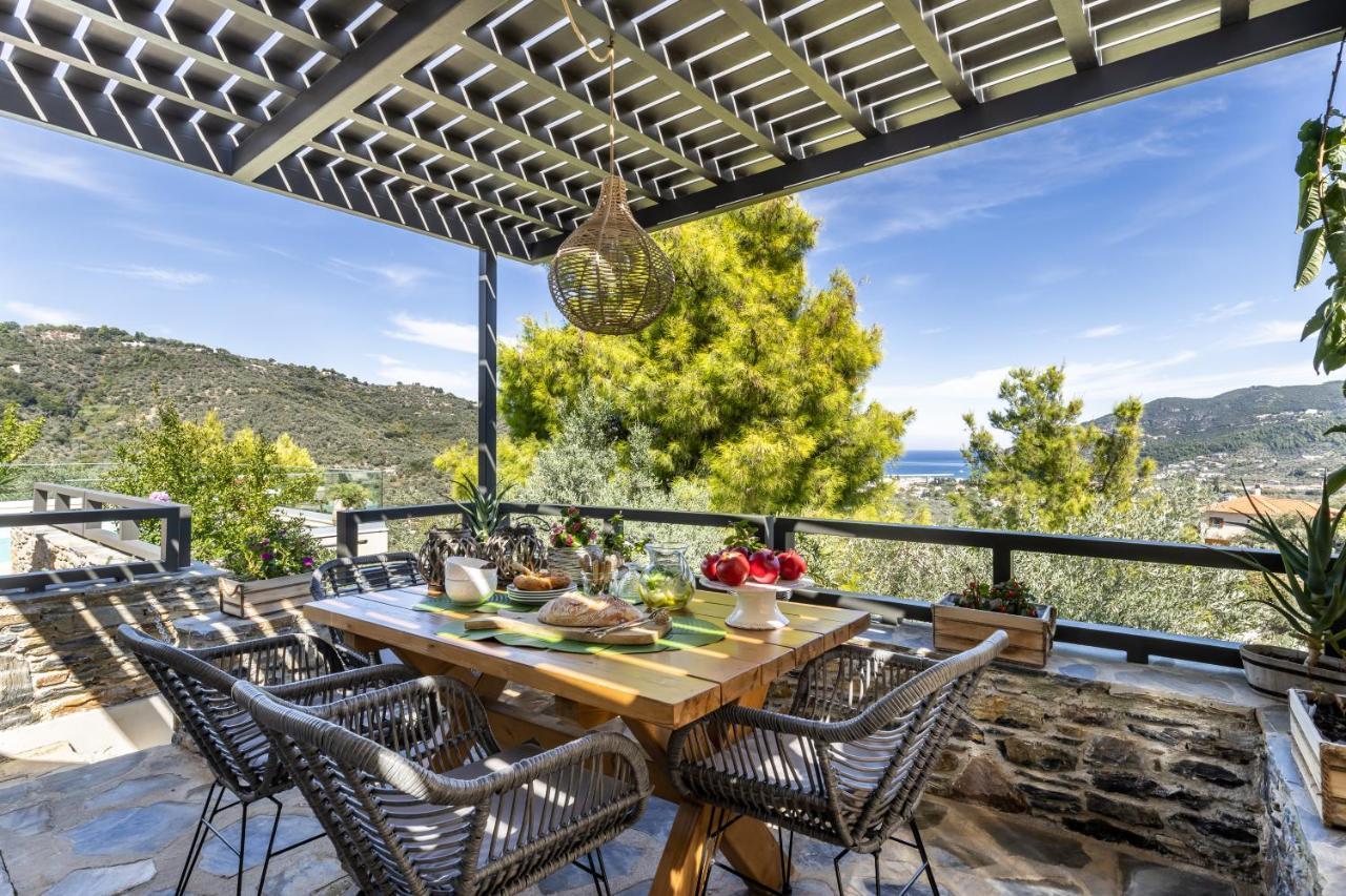 Villa Politimi Luxury Retreat Skopelos Town Exterior foto