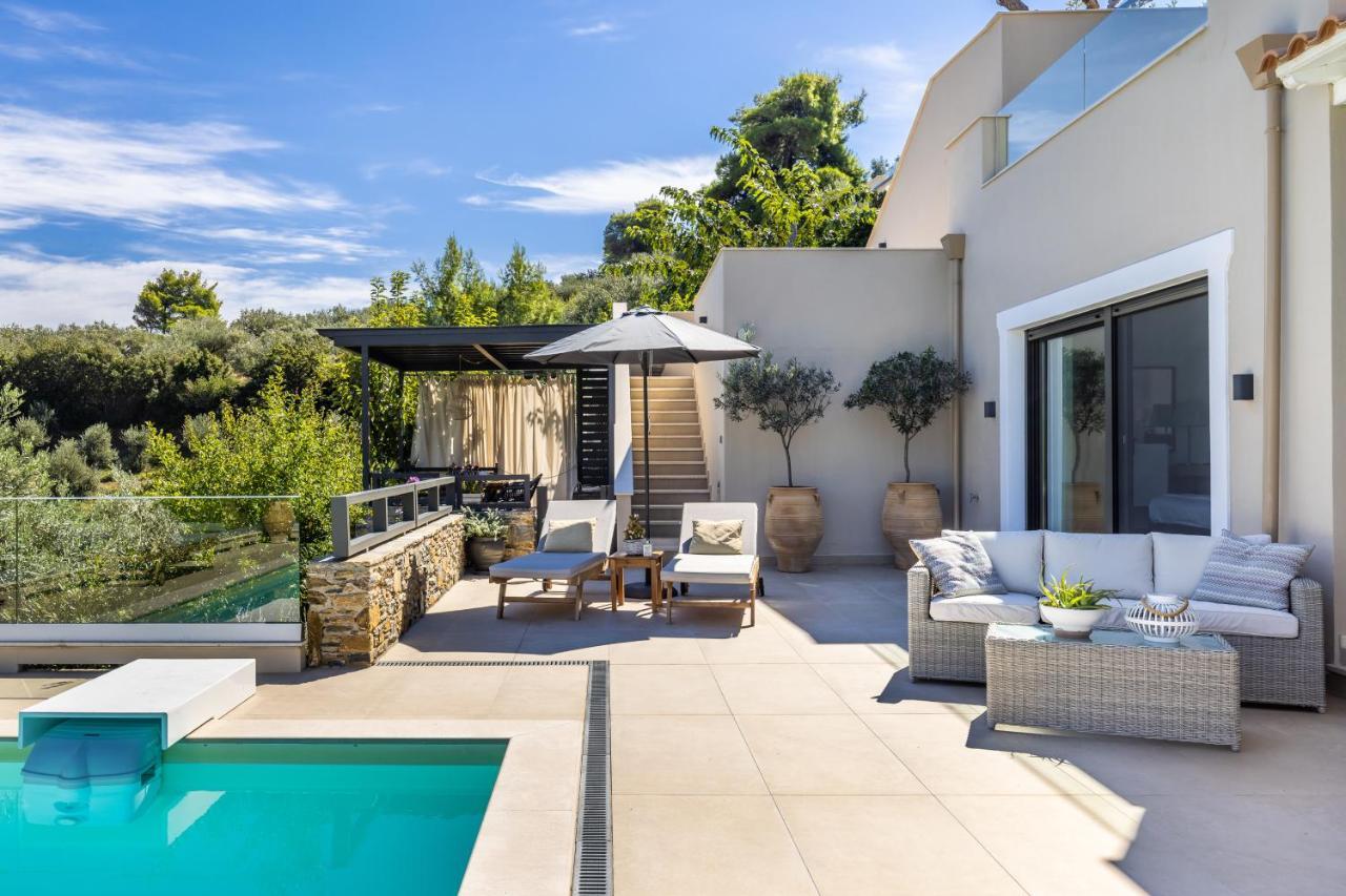 Villa Politimi Luxury Retreat Skopelos Town Exterior foto