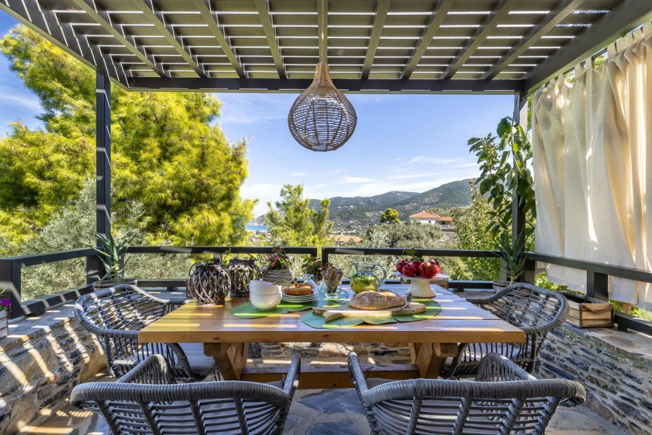 Villa Politimi Luxury Retreat Skopelos Town Exterior foto