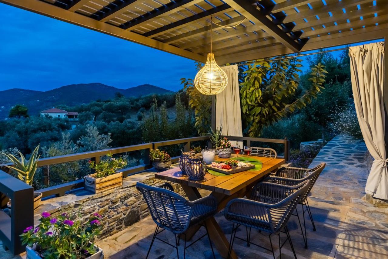 Villa Politimi Luxury Retreat Skopelos Town Exterior foto